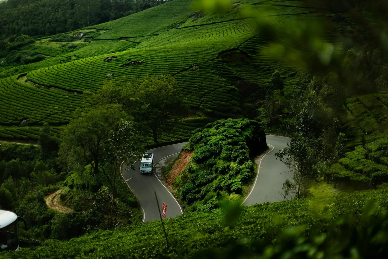 Banasura Sagar dam and surrounding green hills in Wayanad Kerala